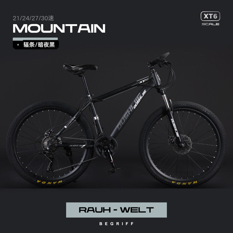 Mountain Bike Men and Women Adult Commuter Teenagers Variable Speed Student Shock Absorption off-Road Racing Bike Cross-Border
