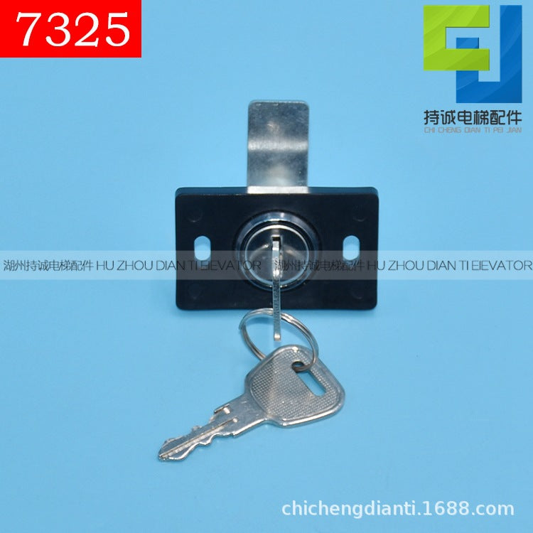 Suitable for Mitsubishi elevator control box lock car door lock 301 hook lock 7325 lock 8325 lock
