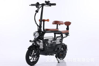 Vietnam Two-Wheeled Pet Lithium Battery Car Family Fashion Assist Foldableing Small Scooter 48V Electric Car