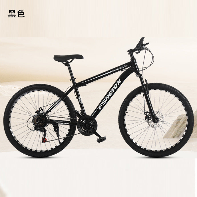 Carefully Selected Wholesale Mountain Bikes for Adults, 24-Inch and 26-Inch, Men's Shock-Absorbing 21-Speed Off-Road Road Bikes for Female College Students