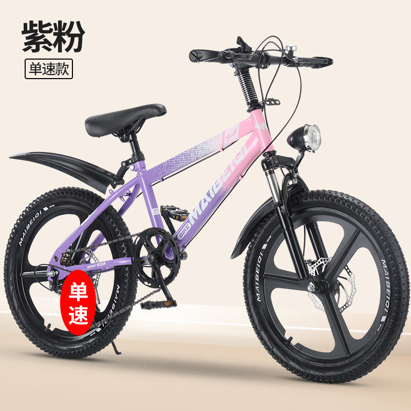 Children's Mountain Bike Primary and Secondary School Students Variable Speed Mountain Bike 8-14 Years Old Middle and Big Children Teenagers Outdoor Road Bike