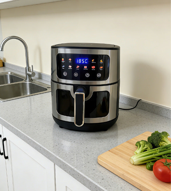 Smart Air Fryer Household Extra Large Capacity Oil-Free Automatic Electric Fries Machine Multi-Function Oven