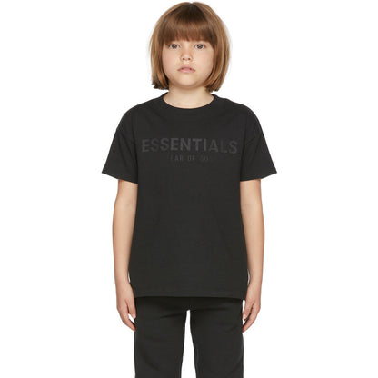 High-end original goods Essentials children's clothing T-shirt short sleeve fashion brand Fog high street boys and girls parent-child clothing