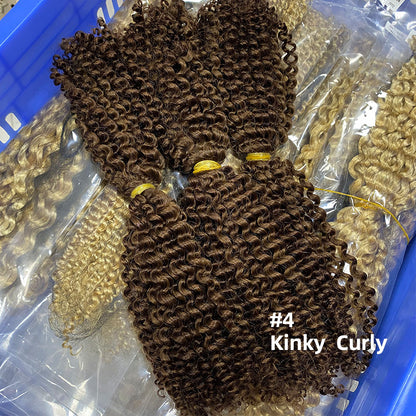 Factory Direct Sales Two-Pointed Sdd Wig Hair Bundle Bulk Hair Curly Humanhair Real Hair