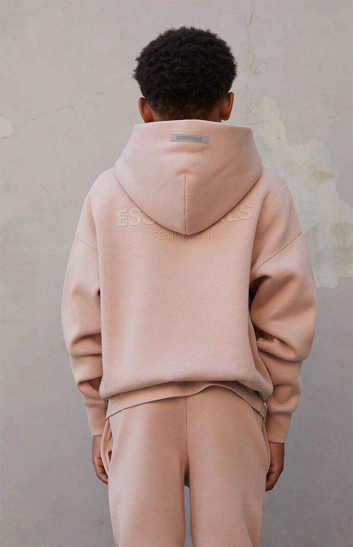 FOG fashion brand children's clothing essentials22 autumn and winter New dirty pink women's children's loose plus velvet sweater