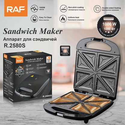 American and European Standard Cross-Border Sandwich Maker, Breakfast Maker, Waffle Maker, Double-Sided Heating, Multi-Functional Toaster, Steak Maker
