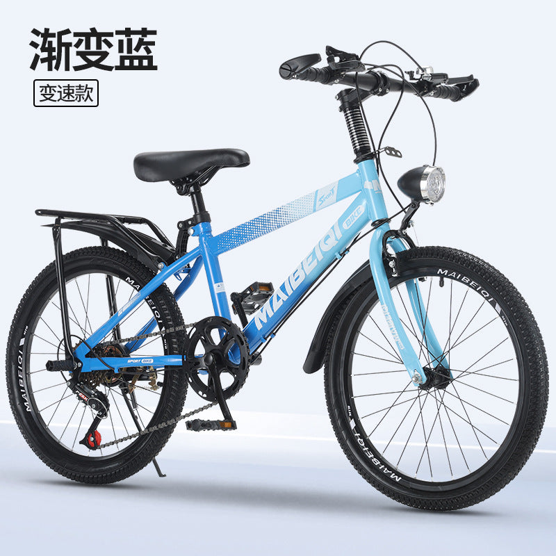 Children's Mountain Bike Primary and Secondary School Students Variable Speed Mountain Bike 8-14 Years Old Middle and Big Children Teenagers Outdoor Road Bike