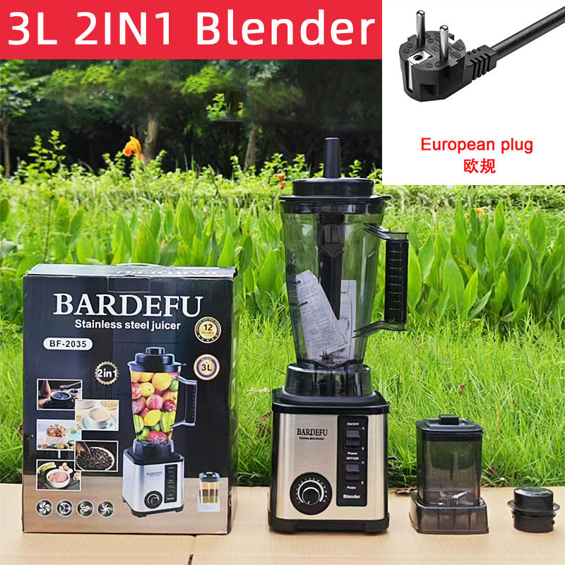4Lblender Cross-Border North American Stainless Steel Food Processor Large Capacity Blender Juicer Mixer Meat Grinder
