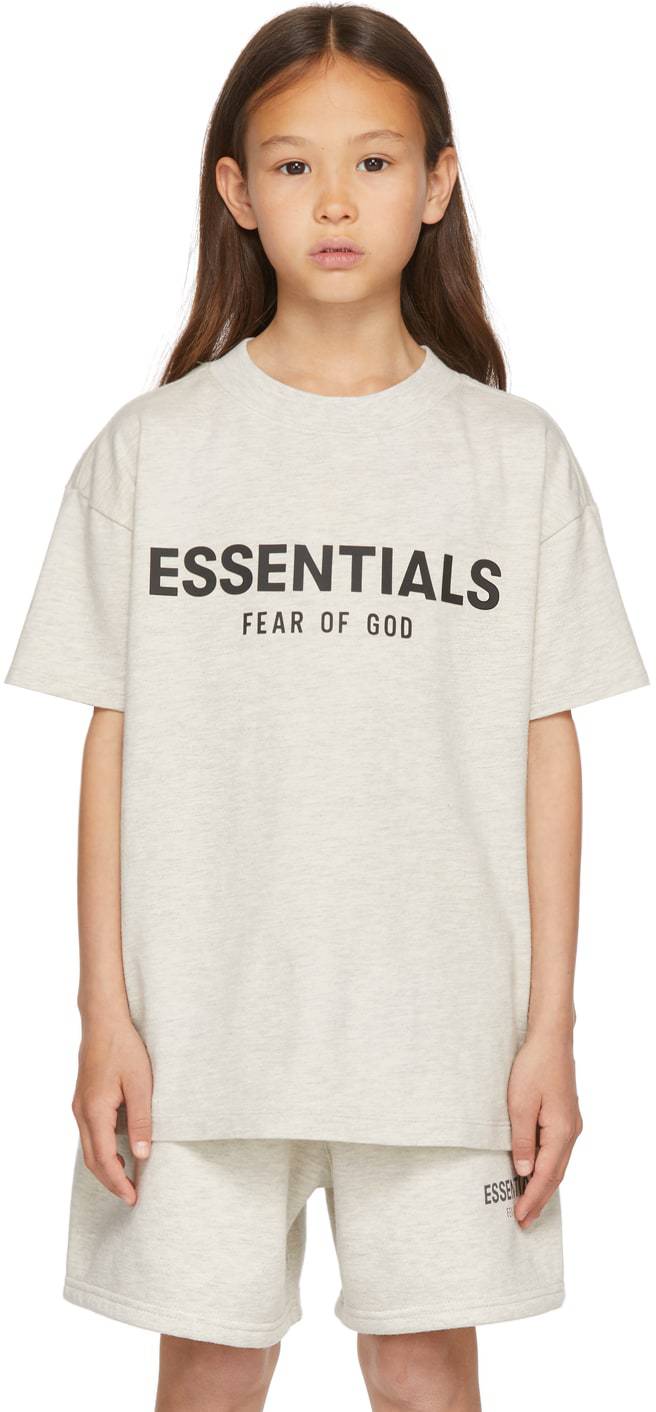High-end original goods Essentials children's clothing T-shirt short sleeve fashion brand Fog high street boys and girls parent-child clothing
