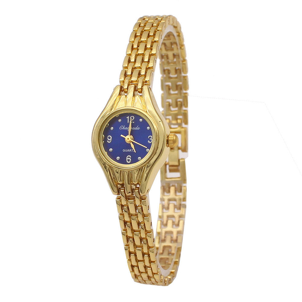 chaoyada2024 Hot Full Love Pendant Bracelet Watch Golden All-match Creative Bracelet Light Luxury Exquisite Watch