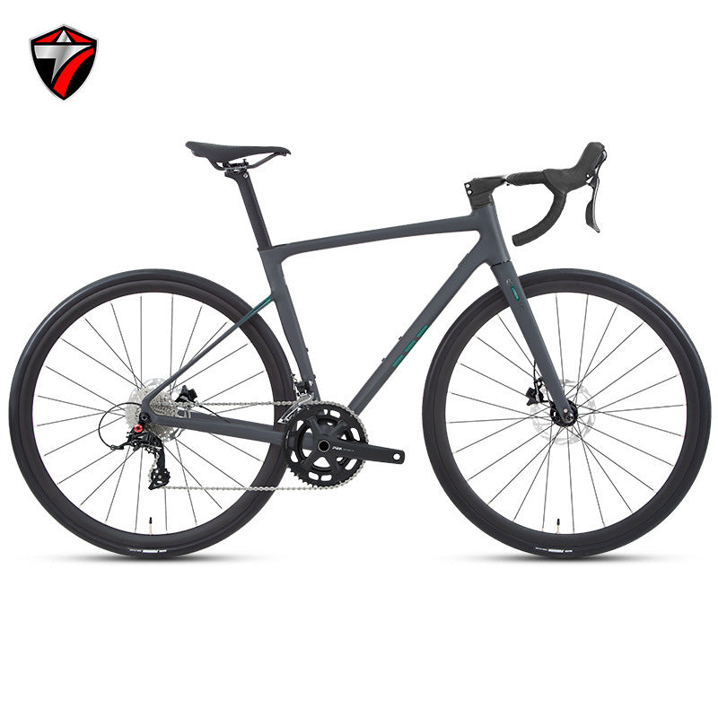 Zui Te C6 Aluminum Alloy Road Bike Full Internal Disc Brake Bicycle 24-Speed Hydraulic Disc Brake Racing Bike