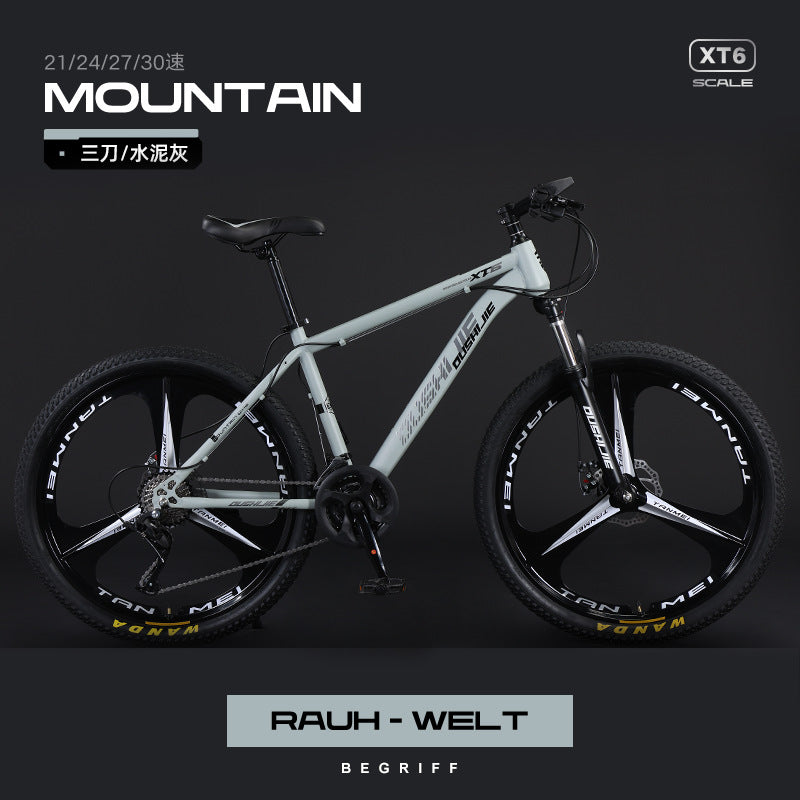 Mountain Bike Men and Women Adult Commuter Teenagers Variable Speed Student Shock Absorption off-Road Racing Bike Cross-Border