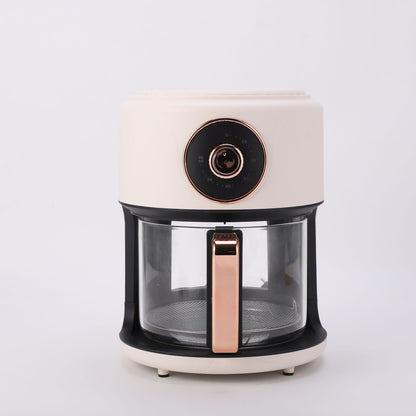 Cross-Border Platform Specializes in Amazon's Best-Selling Household Color Screen Visual 6L Multi-Functional Glass Air Fryer 22