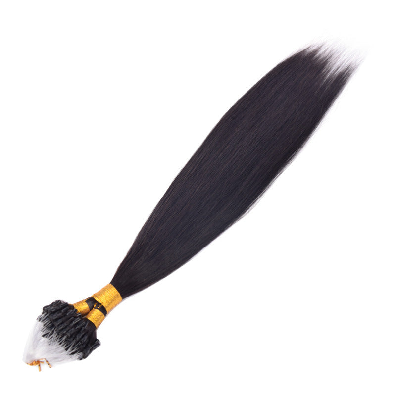 European and American Cross-border Wig Real-person Hair Silk Fishing Line Hair Hair Hair Hair Bundles human hair Traceless Hair Hair Hair Hair for Women