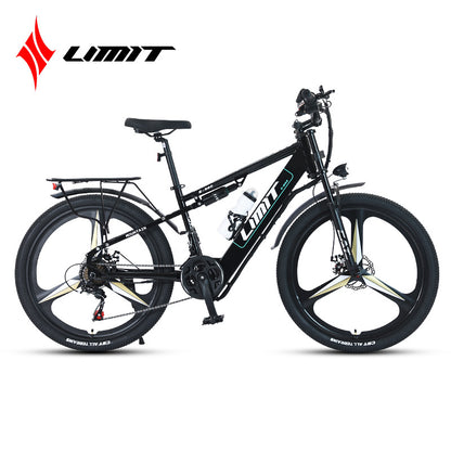 Factory Goods Straight Hair LIMIT/extreme 26inch Lithium Electric Bicycle 21 Speed Air Pressure Shock Absorption Soft Tail Electric Mountain