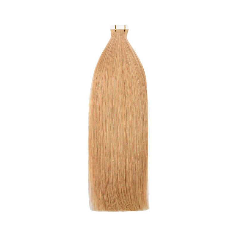 Spot Wholesale Pu Real Hair Film Hair Women's Seamless Hair Extensions Tape in Hair Extension Wigs