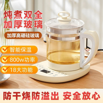 Household Health Pot Household 1.8L Automatic Insulation Multi-Function Electric Kettle Office Glass Boiling Water Electric Teapot