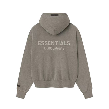 Essentials Hhh Multi-Thread American Trendy Brand Fleece-Lined Autumn and Winter Heavy Loose Hoodie Kidsren's Sweatshirt