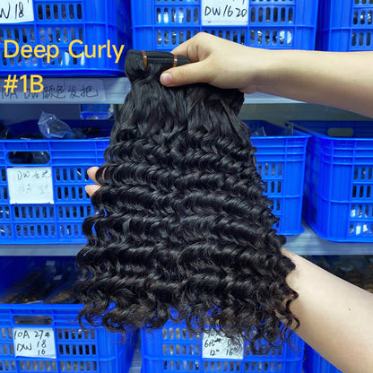 Fumi Hair Curly Bundles Real Hair Wig Hair Curtain Human Hair Full Human Hair Wig
