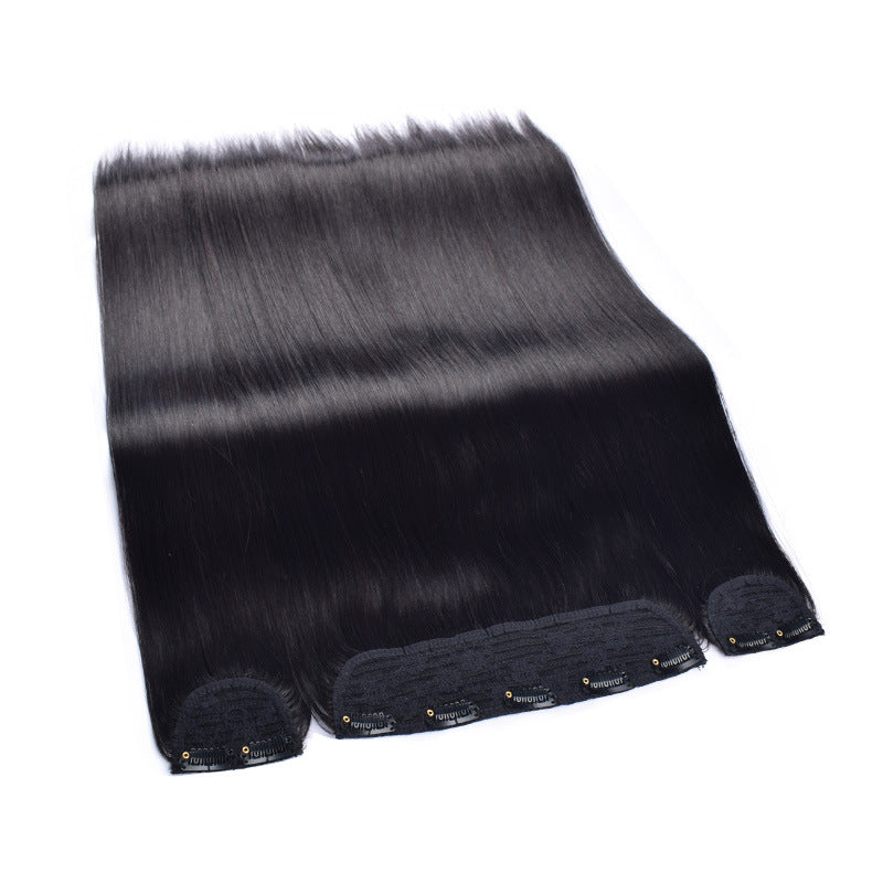 Wig Customized Real Hair SDD One-piece Three-piece Hair Quantity One-piece Blanching, Dyeing and Hot Women's Real Hair Wig