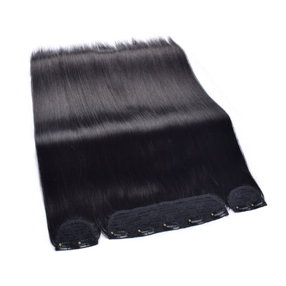 Wig Customized Real Hair SDD One-piece Three-piece Hair Quantity One-piece Blanching, Dyeing and Hot Women's Real Hair Wig