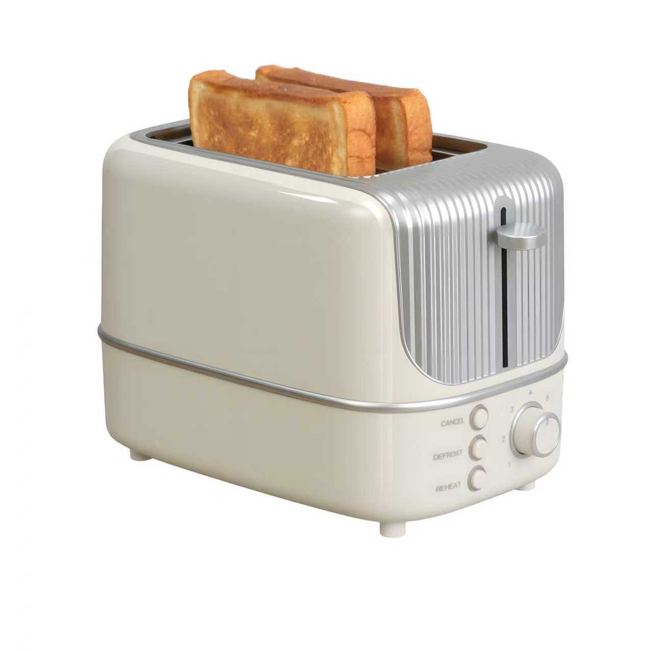 Household Toaster Durable Quick-Baking Automatic Pop-up Toast Sandwich Steamed Bread Breakfast Machine