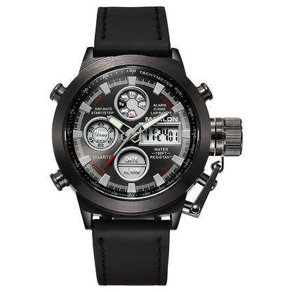 Factory wholesale MAKLON watches wholesale explosion belt quartz double core watches high-end outdoor sports watches