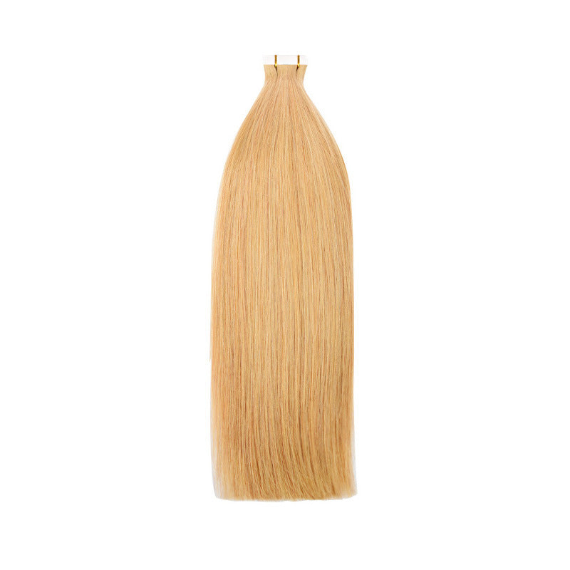 Spot Wholesale Pu Real Hair Film Hair Women's Seamless Hair Extensions Tape in Hair Extension Wigs