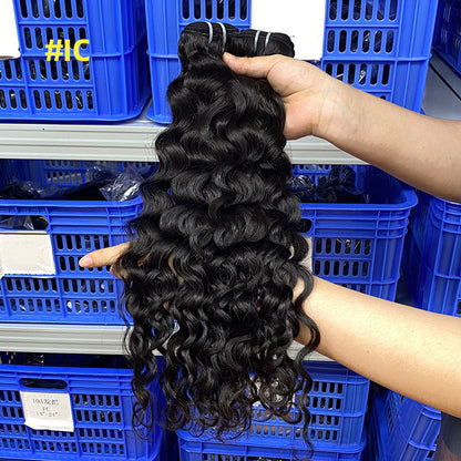 SDD Real Human Hair Wig Bone Straight Hair 12A Braid Hair Curtain Bonestraight Bundles Humanhair