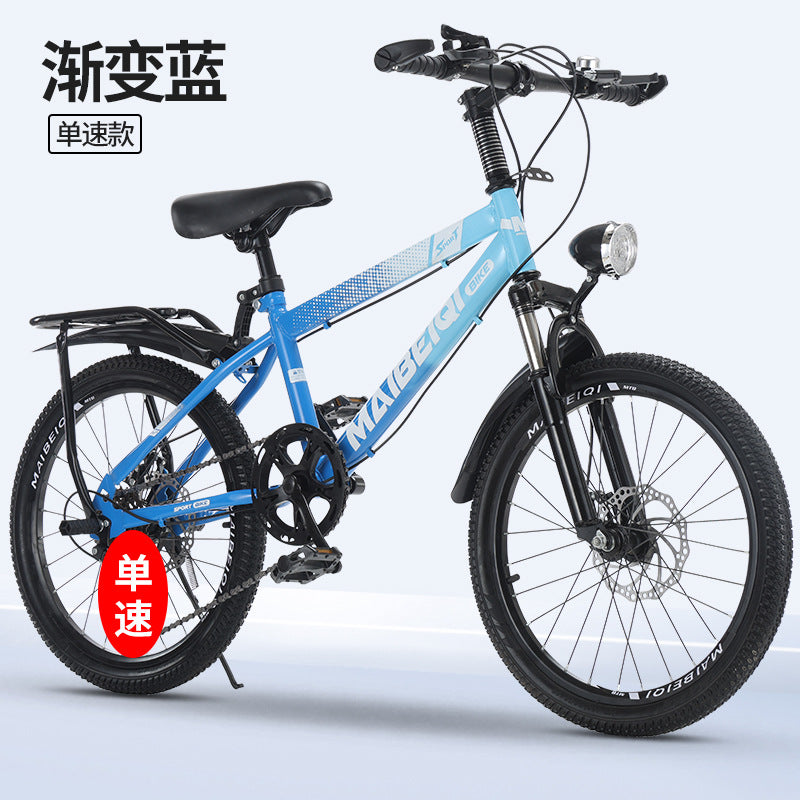 Children's Mountain Bike Primary and Secondary School Students Variable Speed Mountain Bike 8-14 Years Old Middle and Big Children Teenagers Outdoor Road Bike