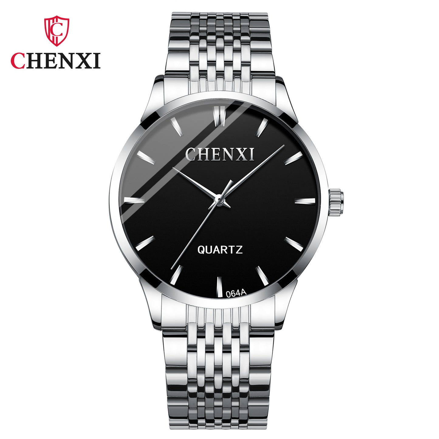 Dawn Men's Simple Business Watch Shake Voice Live Cross-border Foreign Trade Factory Wholesale Steel Belt Luminous Quartz Watch