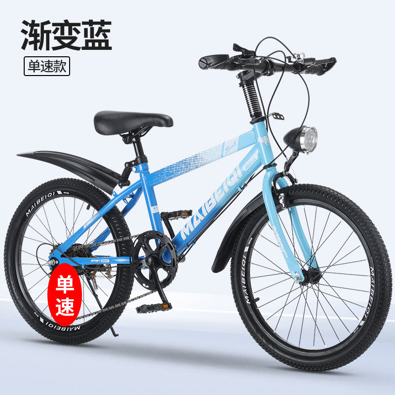 Children's Mountain Bike Primary and Secondary School Students Variable Speed Mountain Bike 8-14 Years Old Middle and Big Children Teenagers Outdoor Road Bike