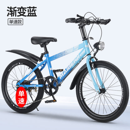 Children's Mountain Bike Primary and Secondary School Students Variable Speed Mountain Bike 8-14 Years Old Middle and Big Children Teenagers Outdoor Road Bike