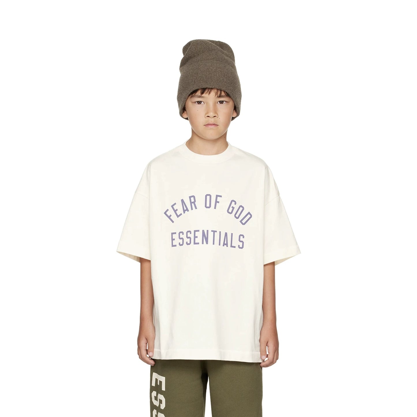 Essentials Children's Short Sleeve 25 Back to School Boys and Girls Summer Fashion Brand Crewneck T-Shirt Cotton