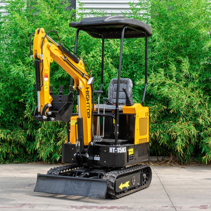 Foreign Trade Export Ht15 Orchard Agricultural Small Excavator Crawler Excavator