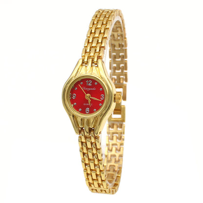 chaoyada2024 Hot Full Love Pendant Bracelet Watch Golden All-match Creative Bracelet Light Luxury Exquisite Watch