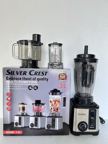 4Lblender Cross-Border North American Stainless Steel Food Processor Large Capacity Blender Juicer Mixer Meat Grinder