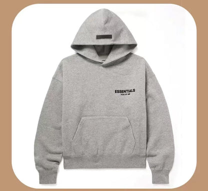 2022FOG New Double Line ESSENTIALS Season 8 High Street Flocking Hood Children's Wear Fashion Brand