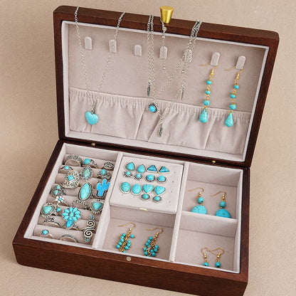Jewelry Set New Cross-Border Hot European and American Hot Selling Imitation Pearl Alloy Jewelry Set (without Box)