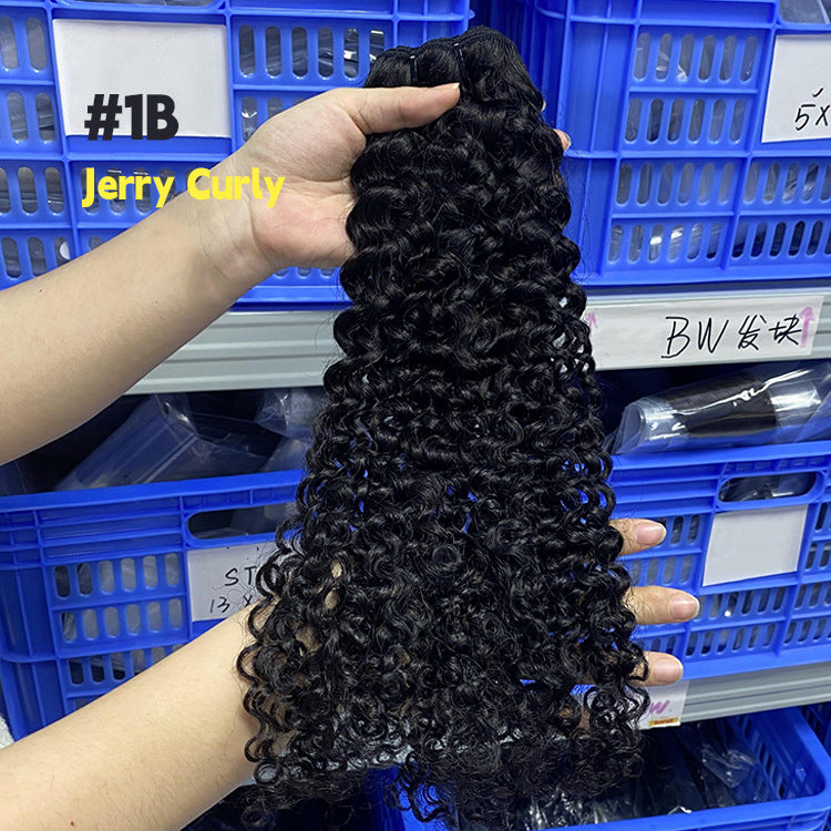 10A Human Hair Hair Curtain Double Drawn Humanhair Bundle Bone Straight Hair Spot Manufacturer Wholesale