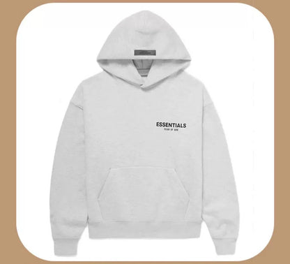 2022FOG New Double Line ESSENTIALS Season 8 High Street Flocking Hood Children's Wear Fashion Brand