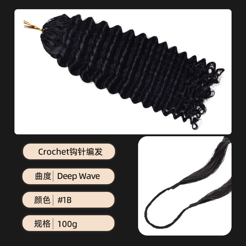 Source Factory Human Hair Wig Crochet Hair Extension Crochet Hair Humanhair Export Wig