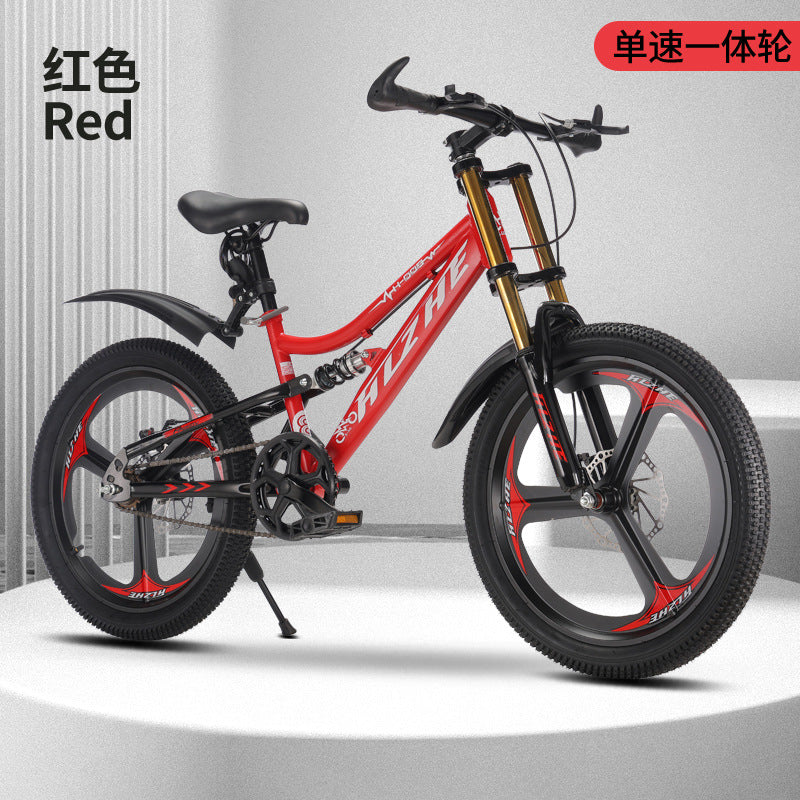 Children's Mountain Bike Cycling Road Bike Double Shock-Absorbing Cycling Bicycle Men's and Women's Same Bicycle Student Cycling Bicycle