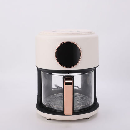 Cross-Border Platform Specializes in Amazon's Best-Selling Household Color Screen Visual 6L Multi-Functional Glass Air Fryer 22
