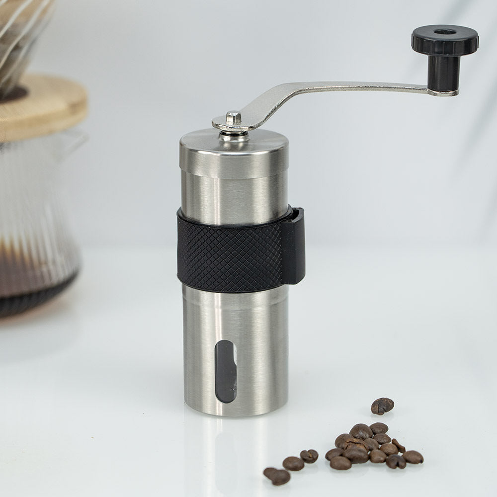Source Factory Direct Supply Amazon Stainless Steel Hand-Cranked Coffee Grinder in Stock
