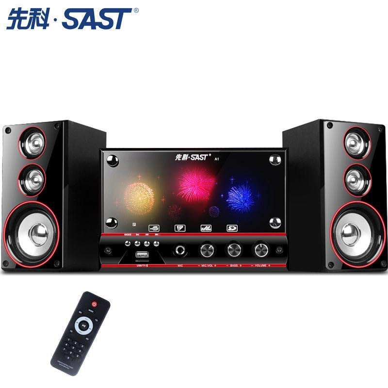Xianke Computer Audio Desktop Home Overweight Subwoofer Desktop Notebook 2.1 Active Game Bluetooth Speaker