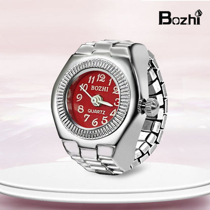 [Ring watch] new hot creative alloy shell finger watch lovers foreign trade new men and women manufacturers direct batch