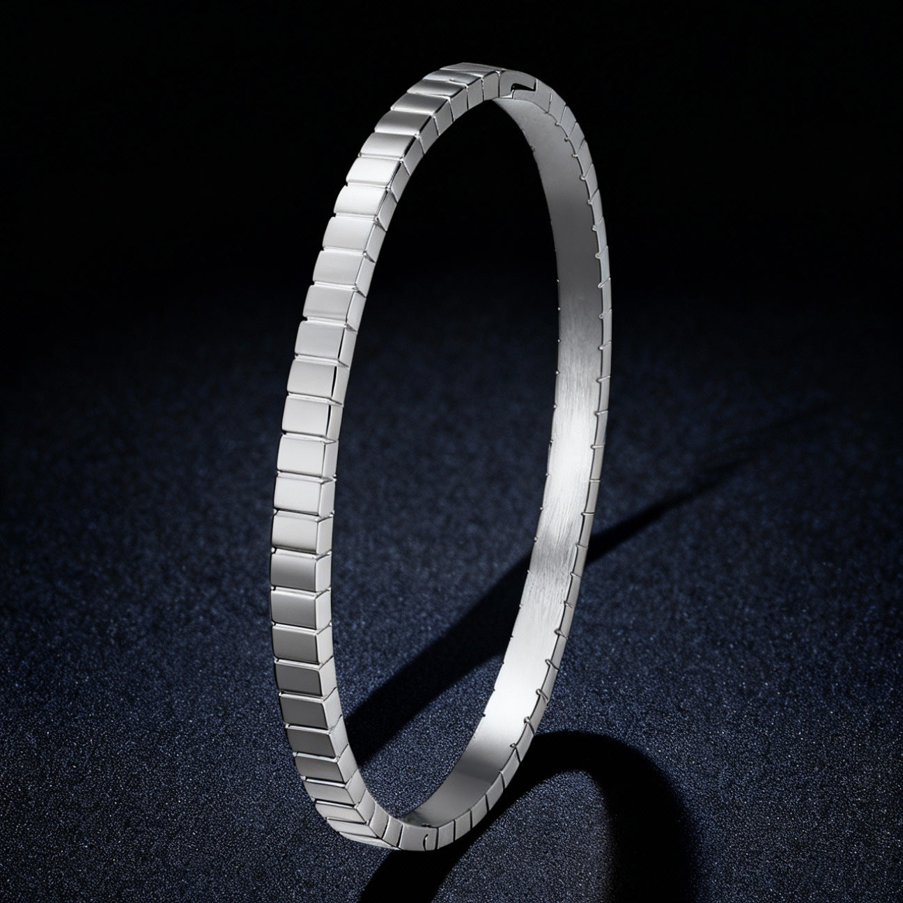 European and American Cross-Border Stainless Steel Bracelet, Titanium Steel Nail Bracelet for Women, Non-Fading, Simple, Versatile, Fashionable and Elegant Bracelet