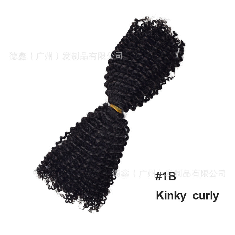 European and American Cross-Border Sdd Two-Pointed First-Speed Hair Handle Bulk Hair Huaman Hair Wig Human Hair