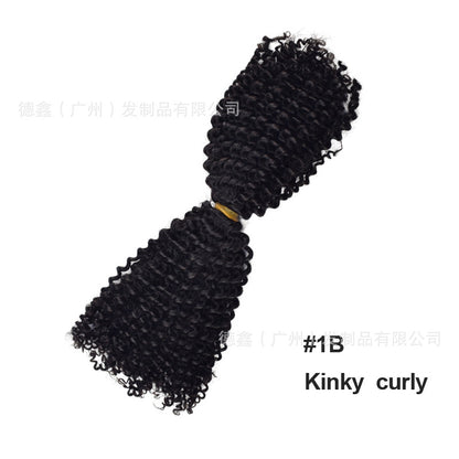 European and American Cross-Border Sdd Two-Pointed First-Speed Hair Handle Bulk Hair Huaman Hair Wig Human Hair